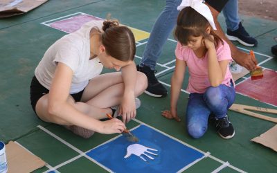 Estudiantes y docentes de la UNVM visitaron una escuela rural del Chaco