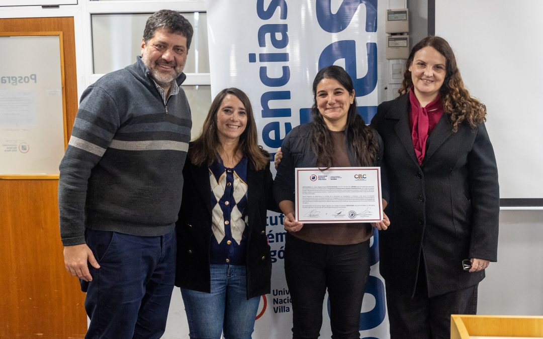 La UNVM tiene su primera egresada Posdoctoral