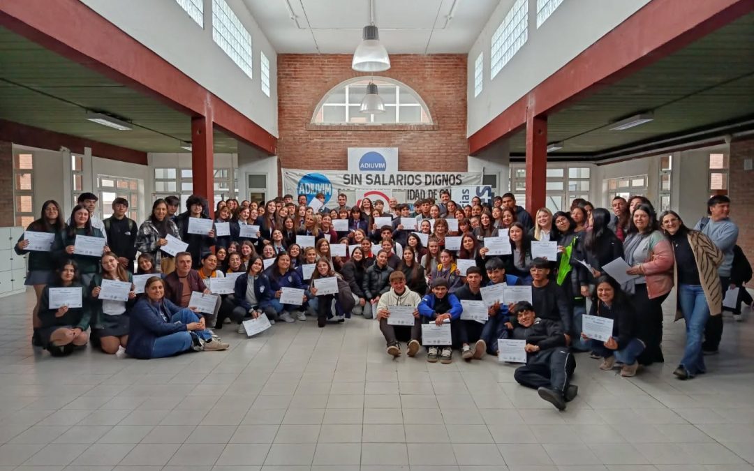 39 escuelas participan de una nueva edición de las Jornadas Juveniles de Investigación en la UNVM
