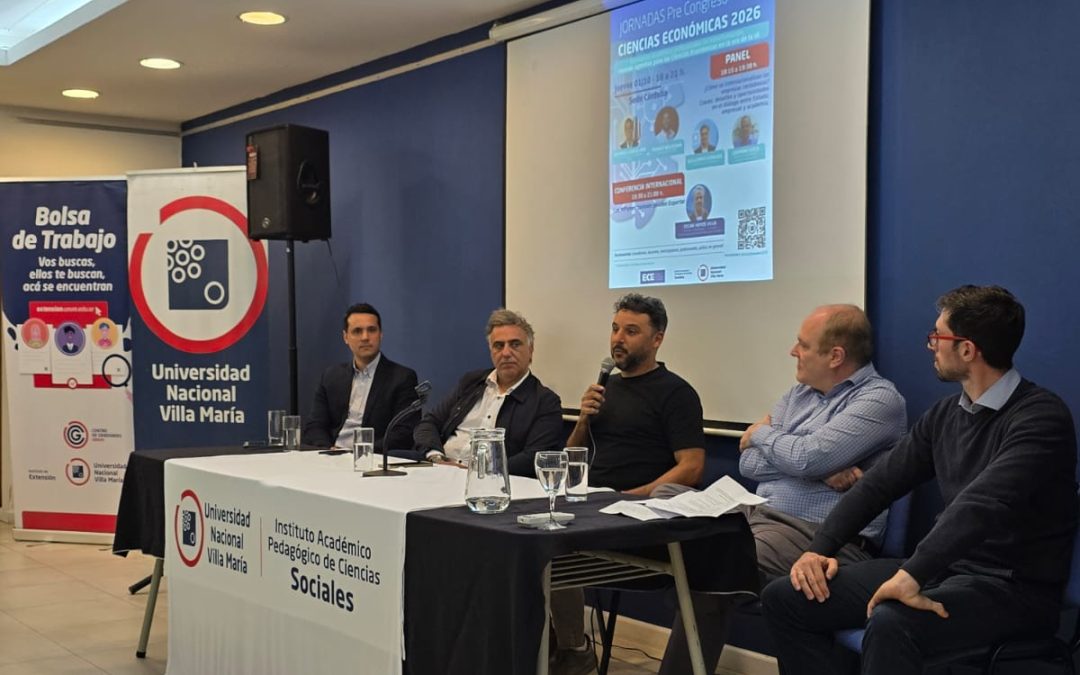 Se realizaron las Jornadas Pre Congreso de Ciencias Económicas 2026 en la Sede Córdoba de la UNVM